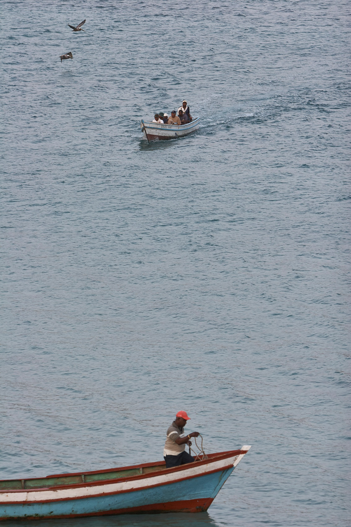 Fisherman off Contadora Island. Panama